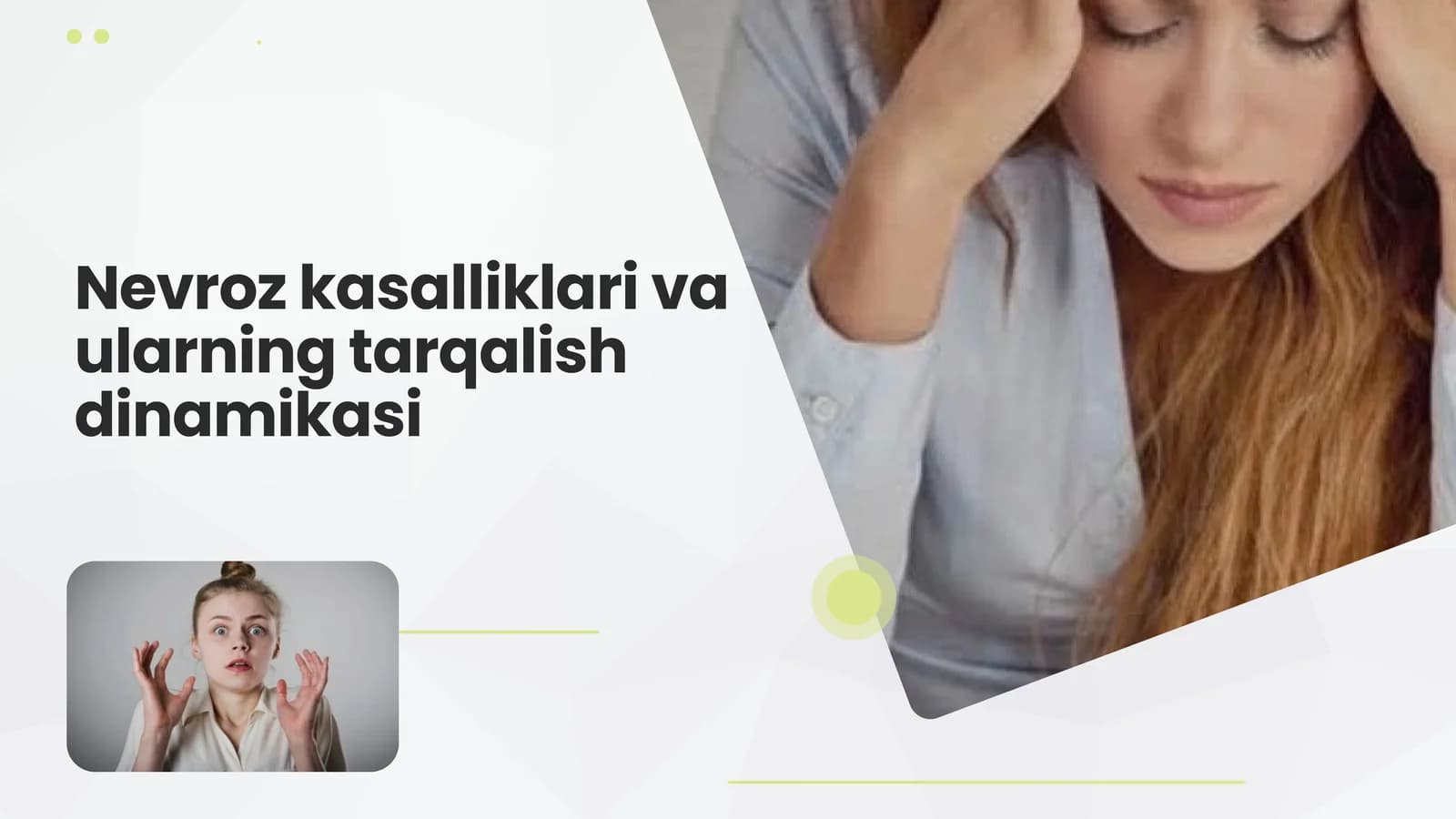 Nevroz kasalliklari va ularning tarqalish dinamikasi
