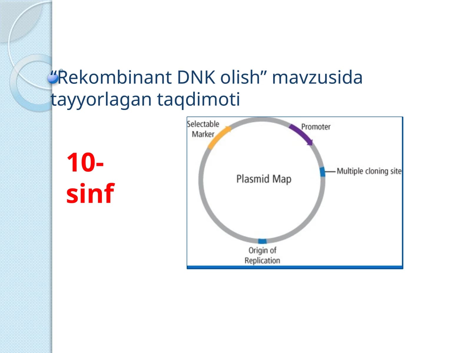Rekombinant DNK olishi
