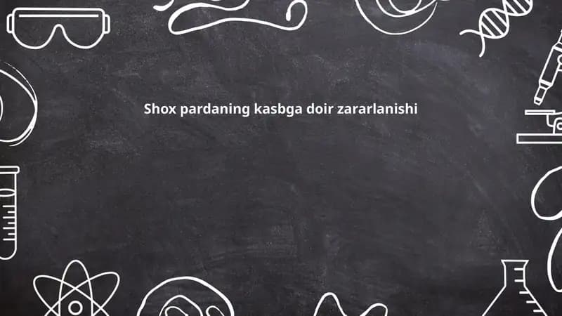 Shox pardaning anatomiyasi