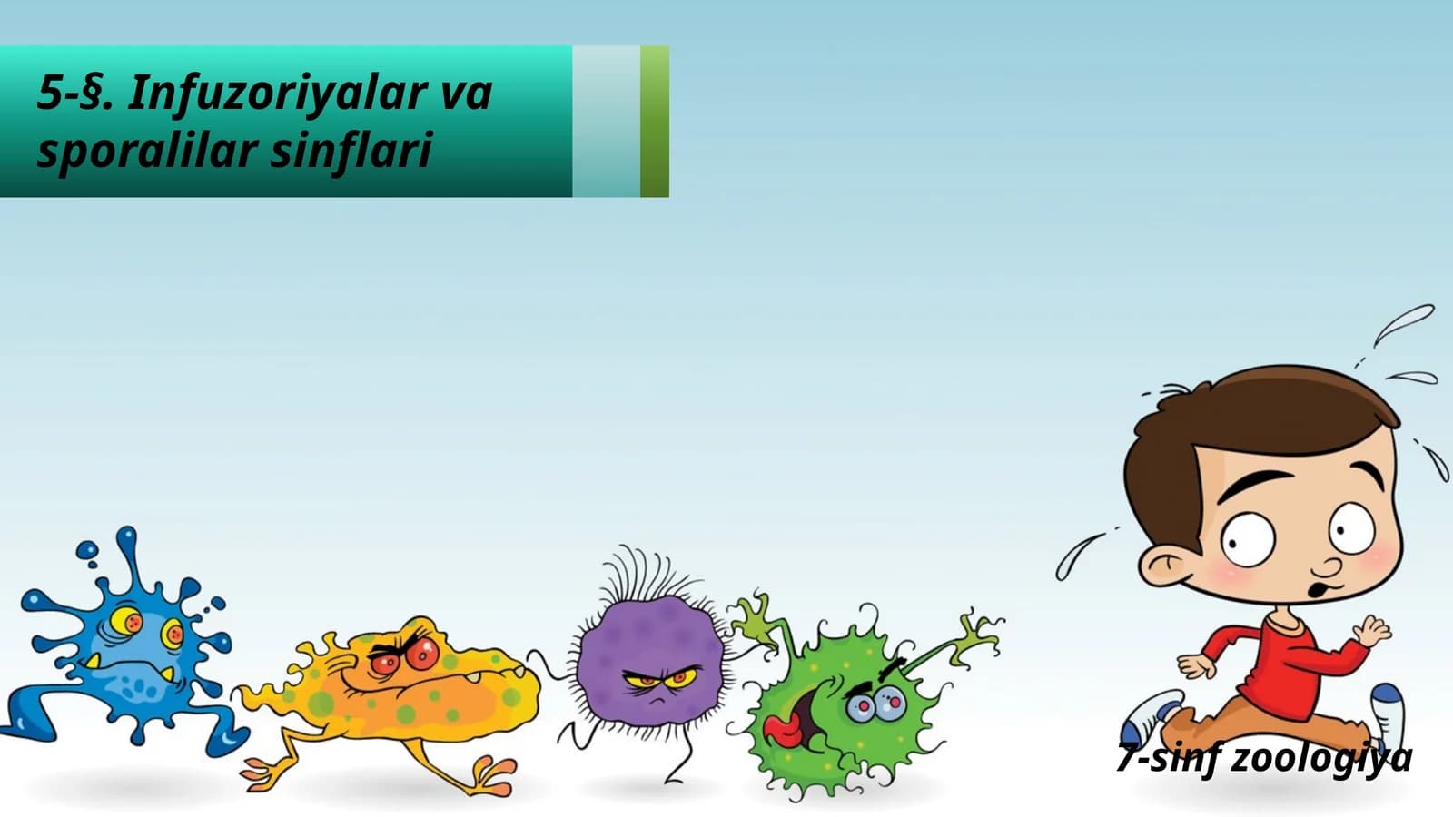 Infuzoriyalar va sporalilar sinflari