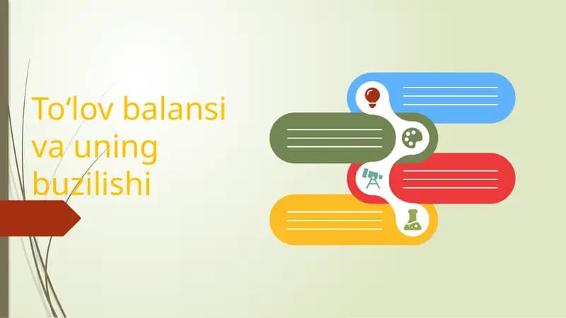 Toʻlov balansi va uning buzilishi