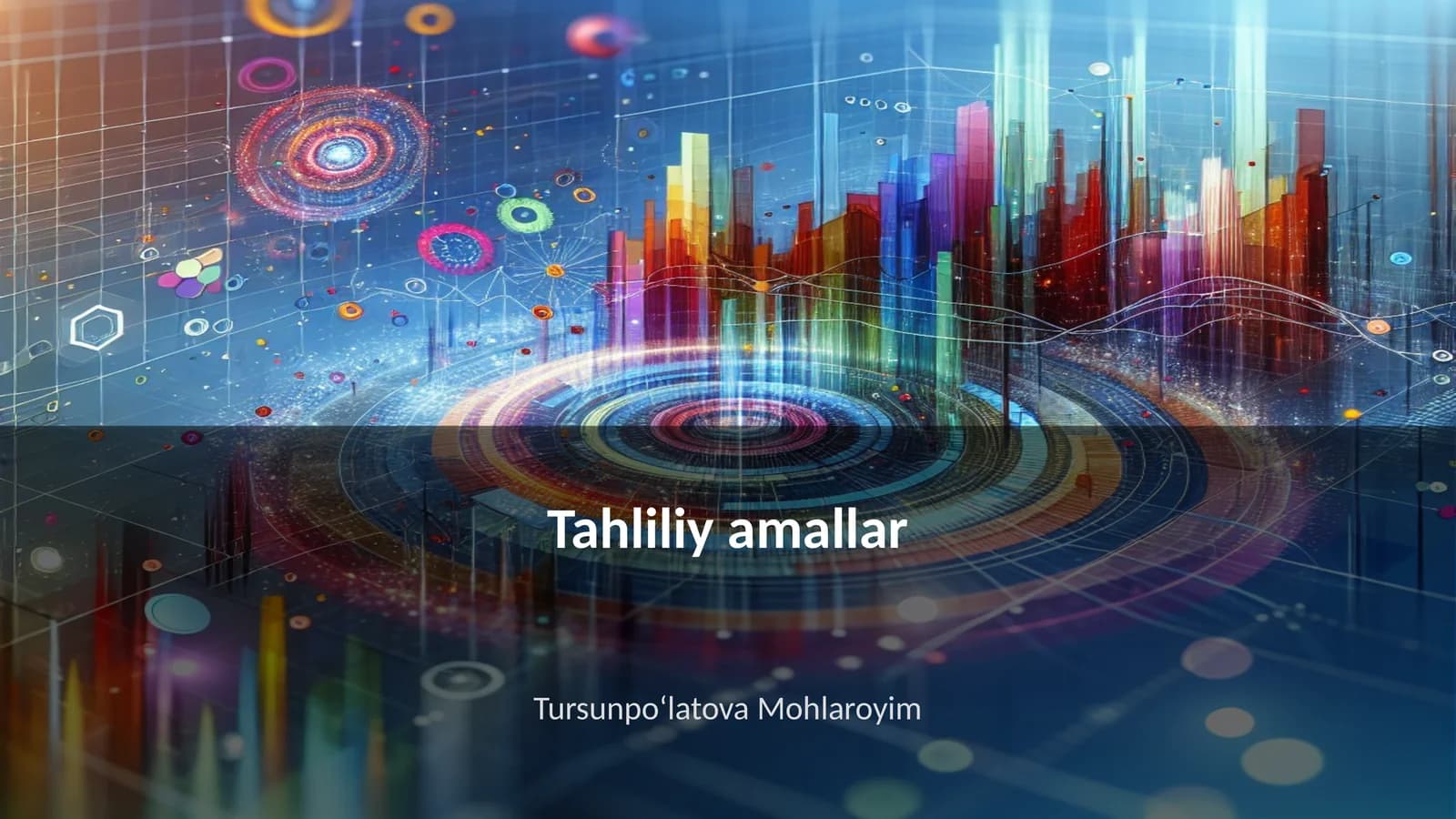 Tahliliy amallar