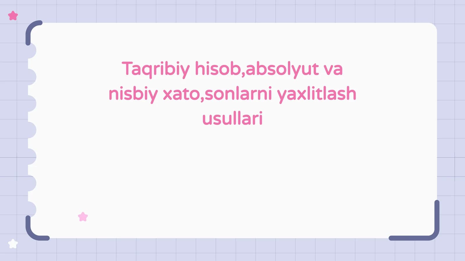Sonlarni yaxlitlash usullari
