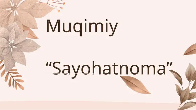 Muqimiy