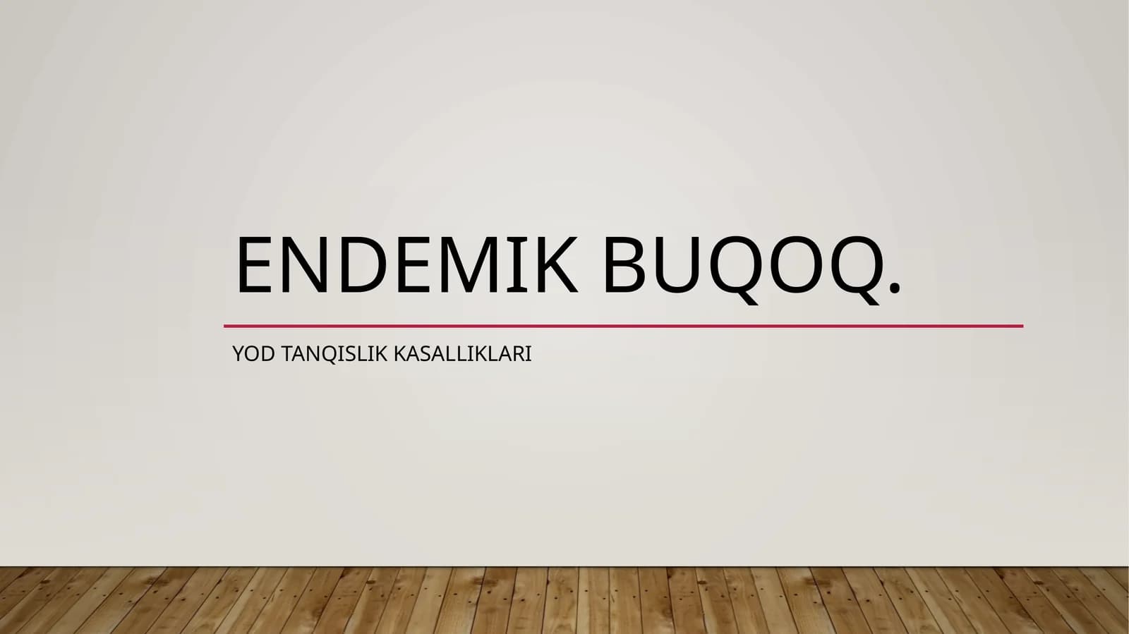 Endemik buqoq