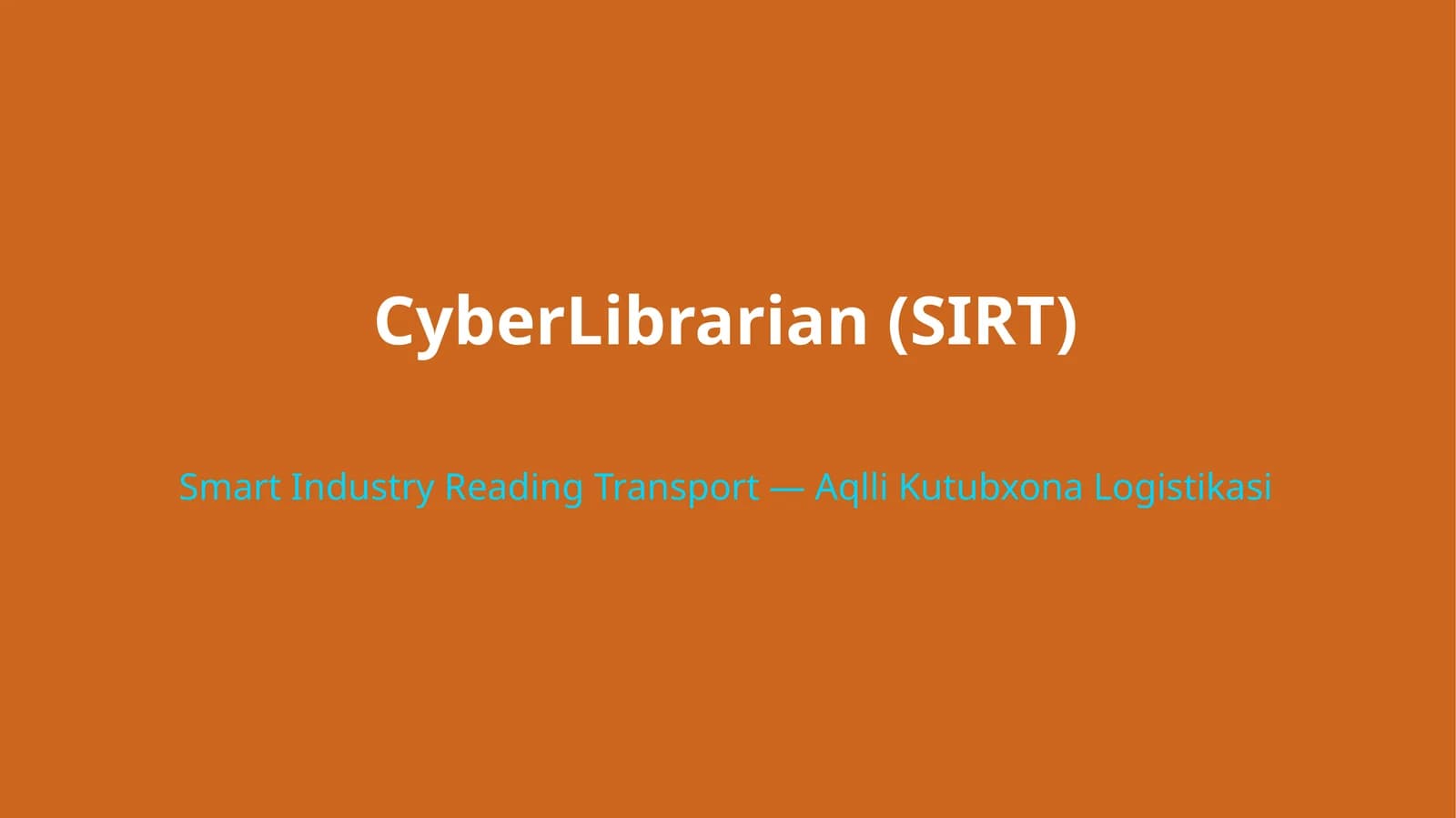 CyberLibrarian (SIRT)