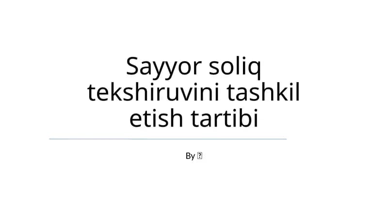 Soliq tekshiruvi