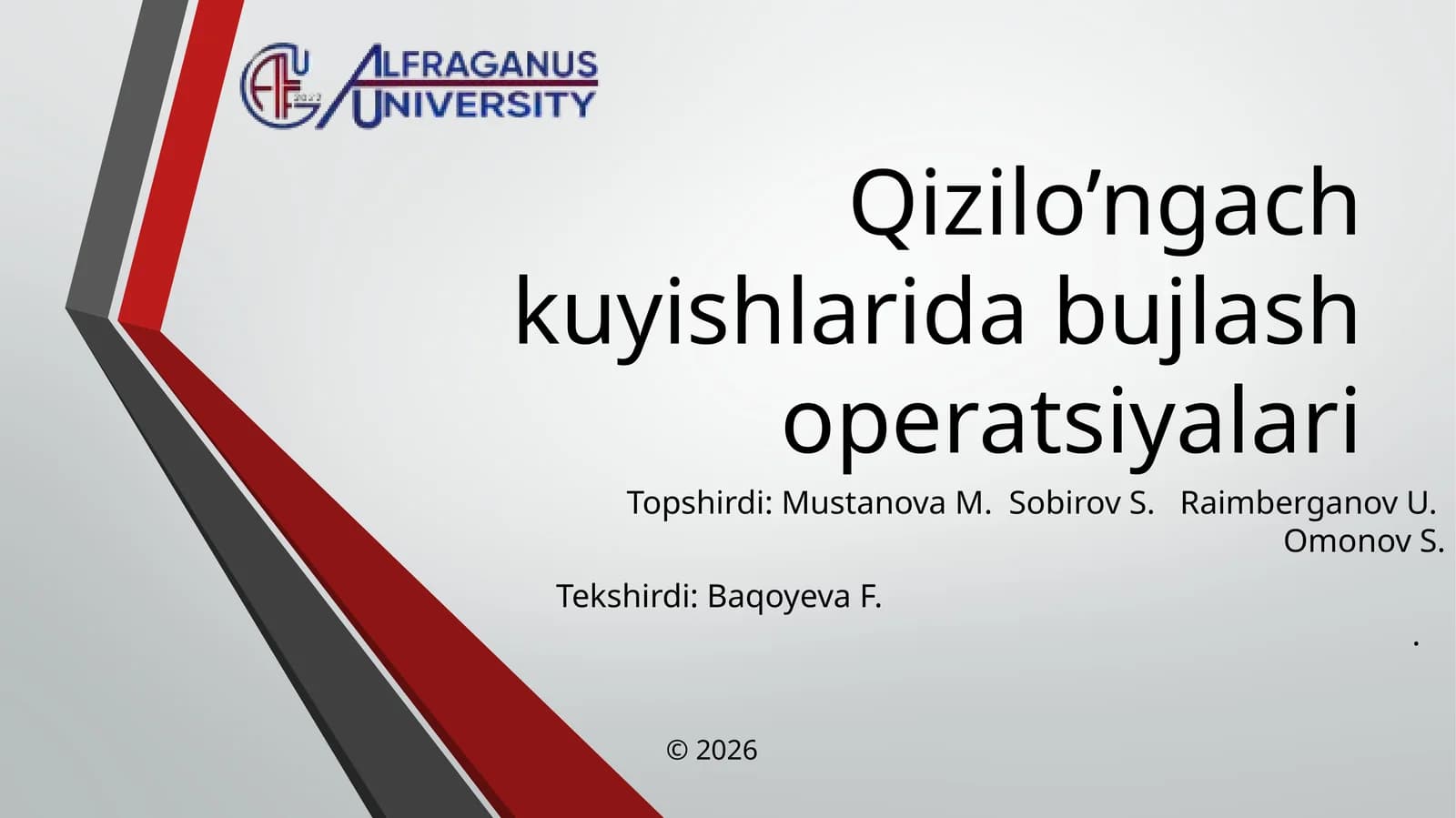 Qizilo‘ngach kuyishlari