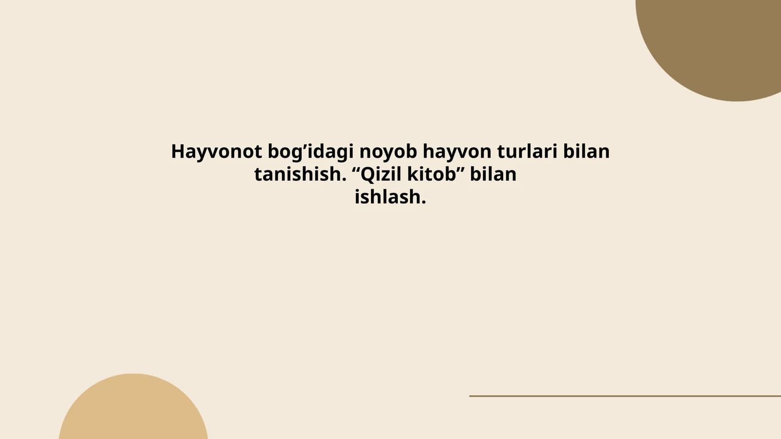 No'yob hayvon turlari tanishish