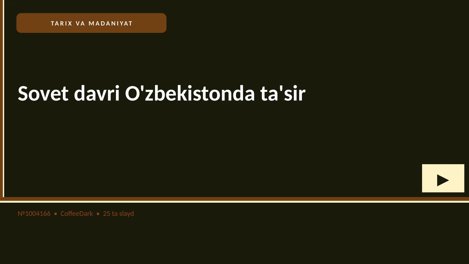 Sovet davri O'zbekistonda ta'sir