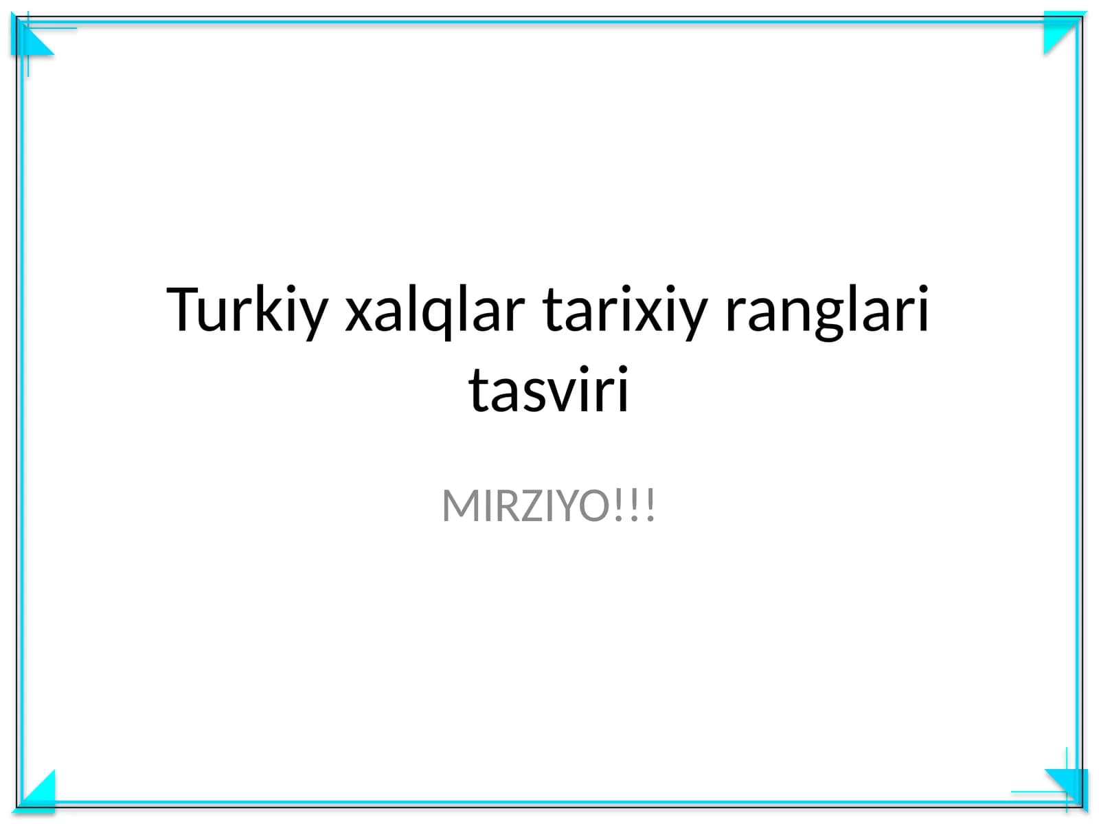 Turkiy xalqlar tarixiy ranglari tasviri