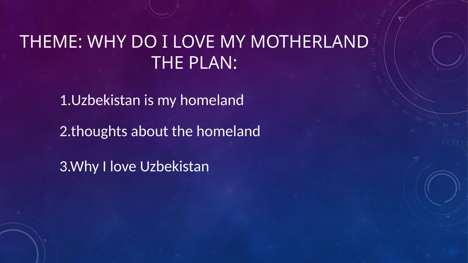 why do I love my motherland