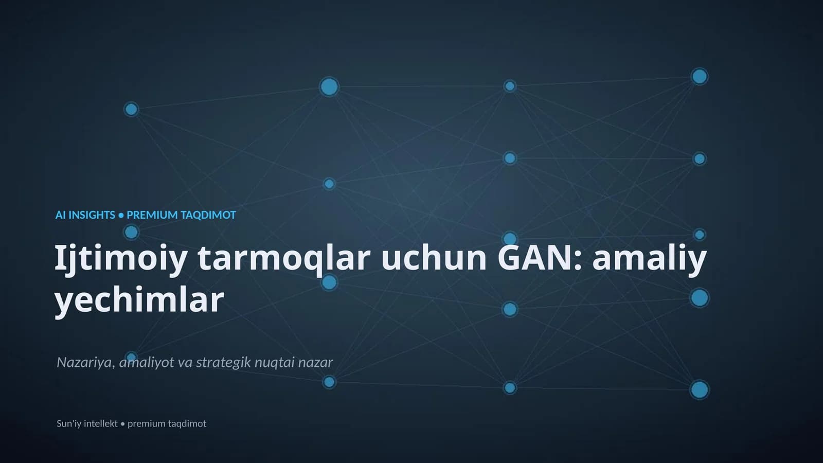 AI INSIGHTS • PREMIUM TAQDIMOT