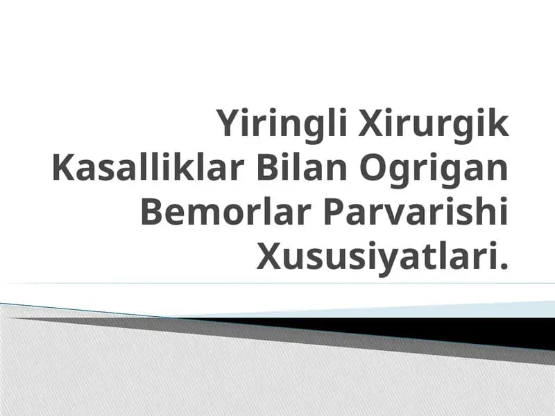 Yiringlijarrohlik
