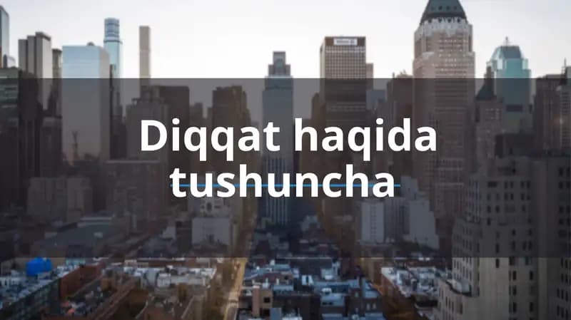Diqqat haqida tushuncha