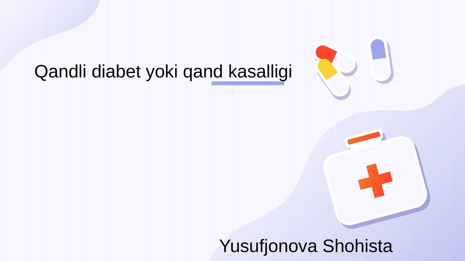 Qandli diabet yoki qand kasalligi
