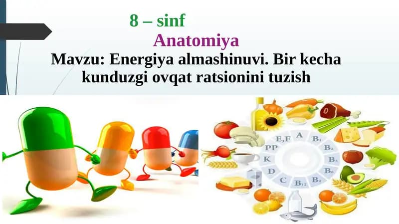 8-sinf Anatomiya