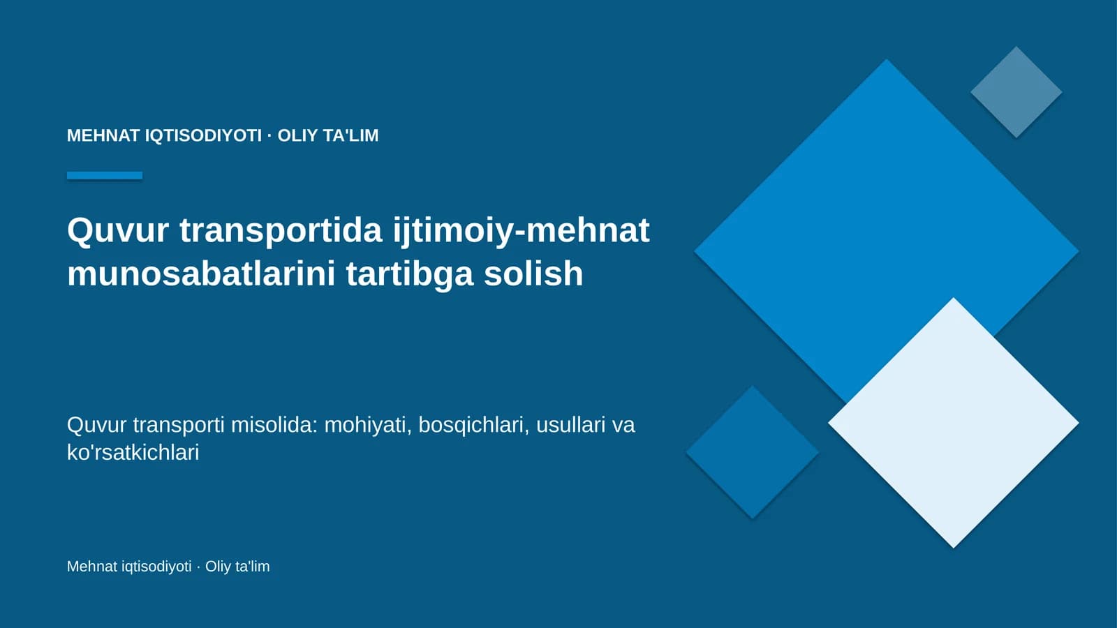 quvur transportida ijtimoiy mehnat munosabatlarini tartibga solish 1442