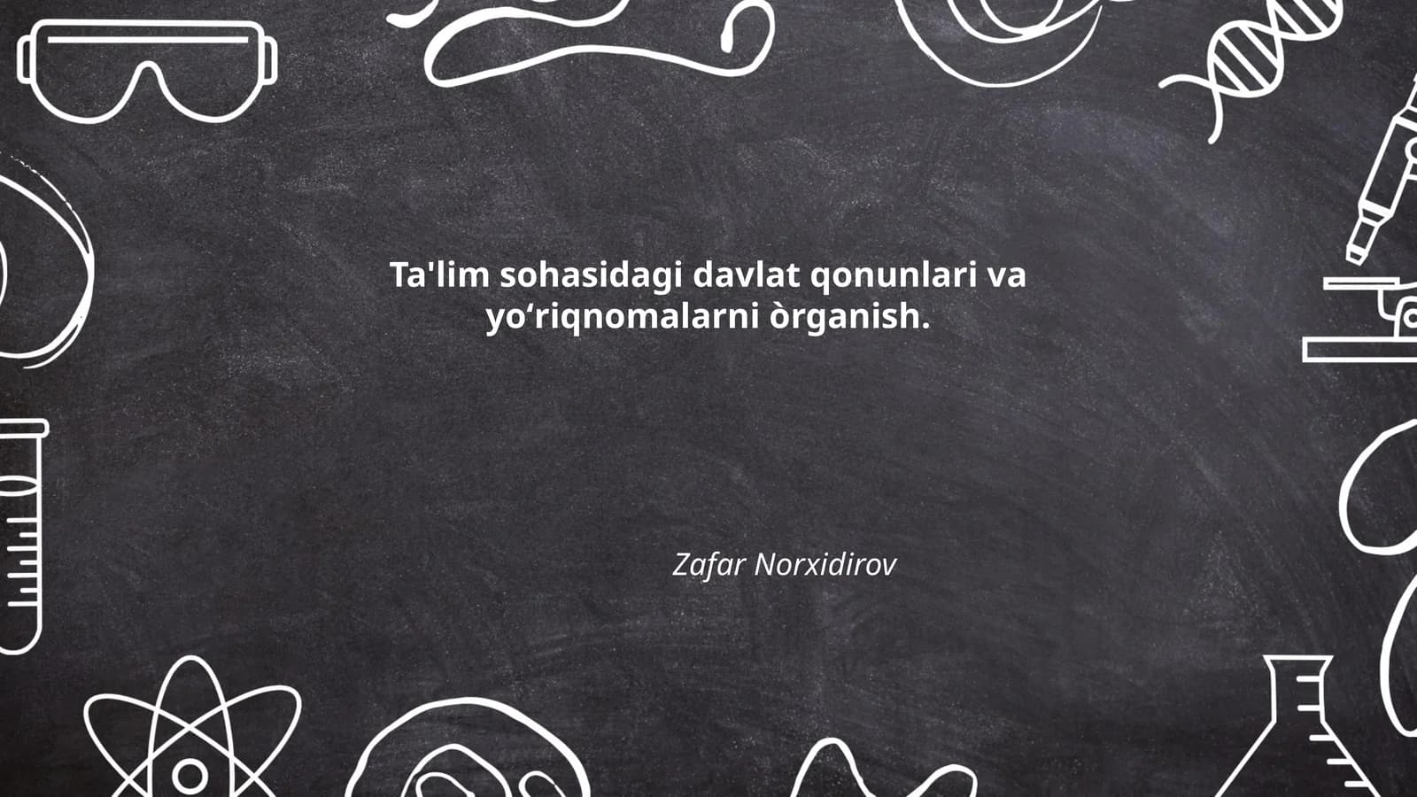 Ta'lim to'g'risidagi qonun