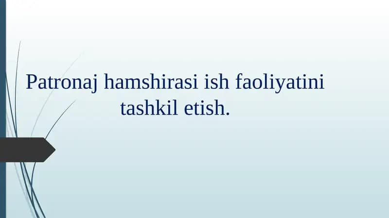 Patronaj hamshirasi