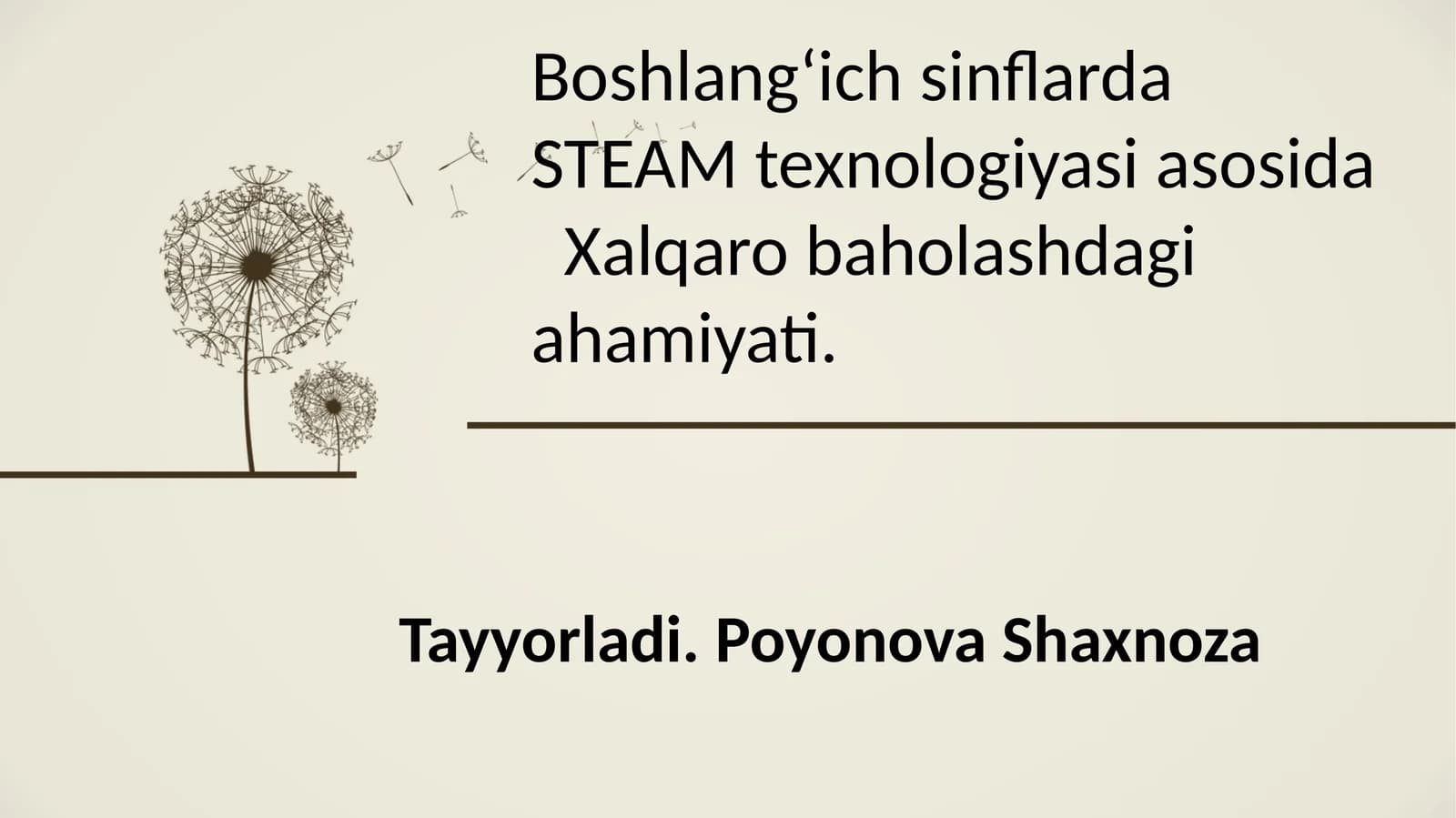 STEAM ta'lim metodologiyasi