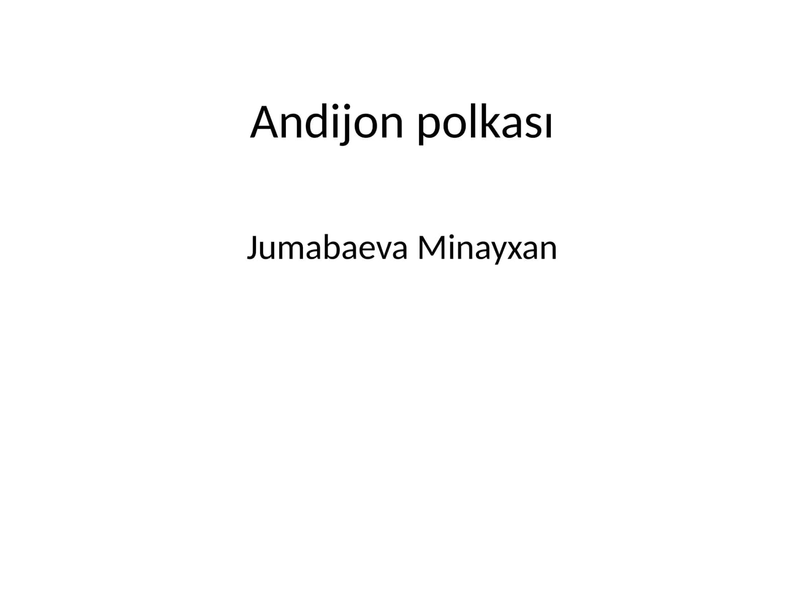 Andijon polkasi
