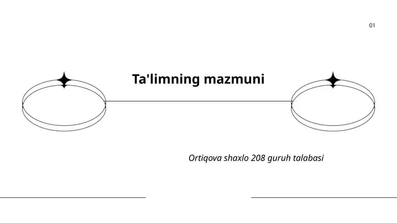 Ta'lim mazmuni