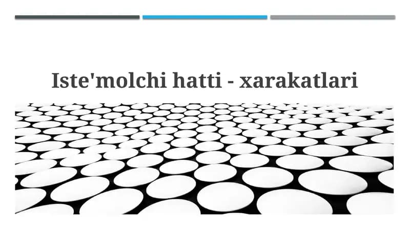 Iste'molchihatti-xarakatlari