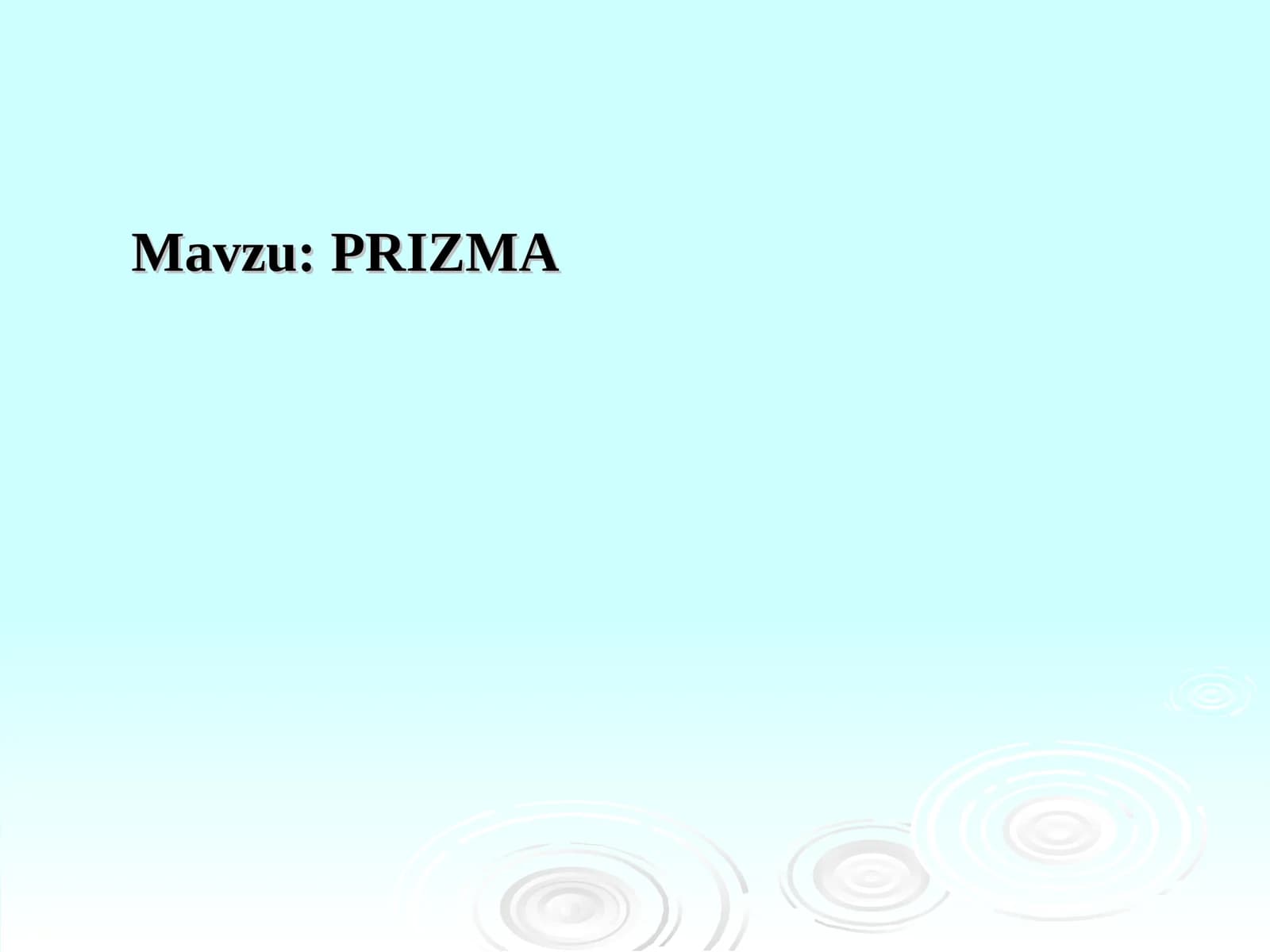 PRIZMA