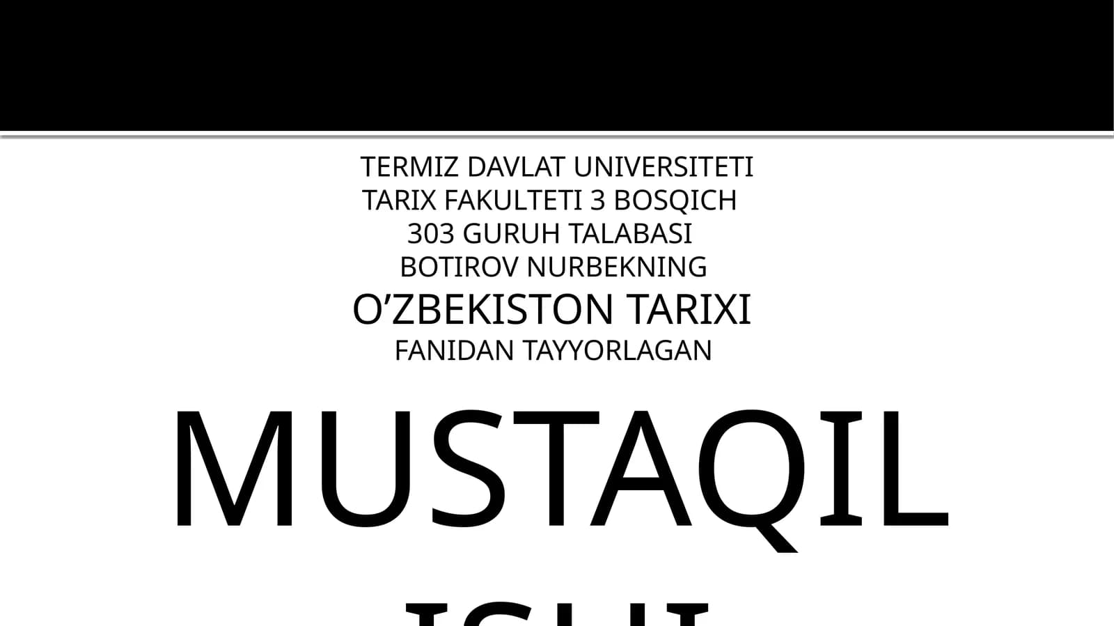 Mustabid Tuzumining Qatag'on Siyosati