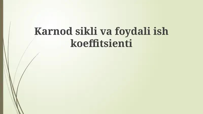 Karno sikli