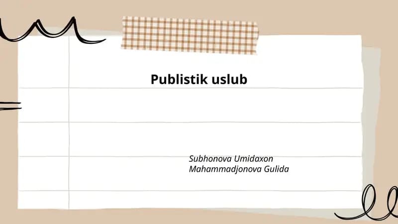 Publistik uslub