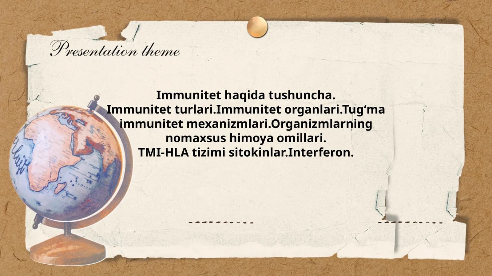 Immunitet haqida tushuncha