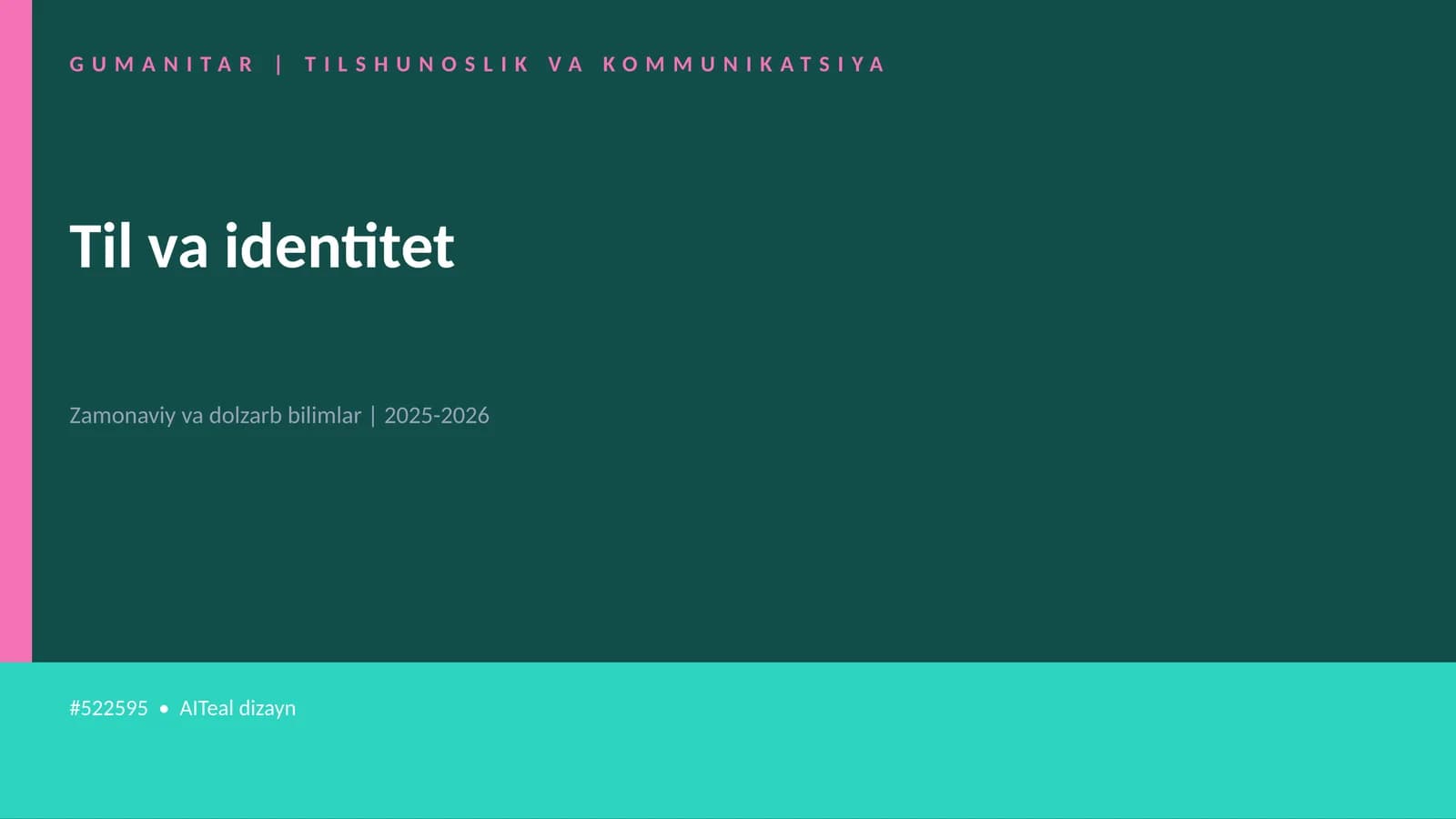 Til va identitet