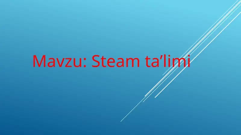 Steamta’limi