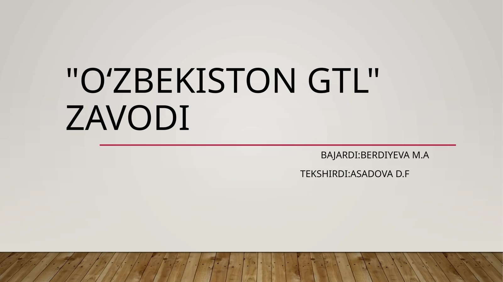 OʻzbekistonGTL zavodi