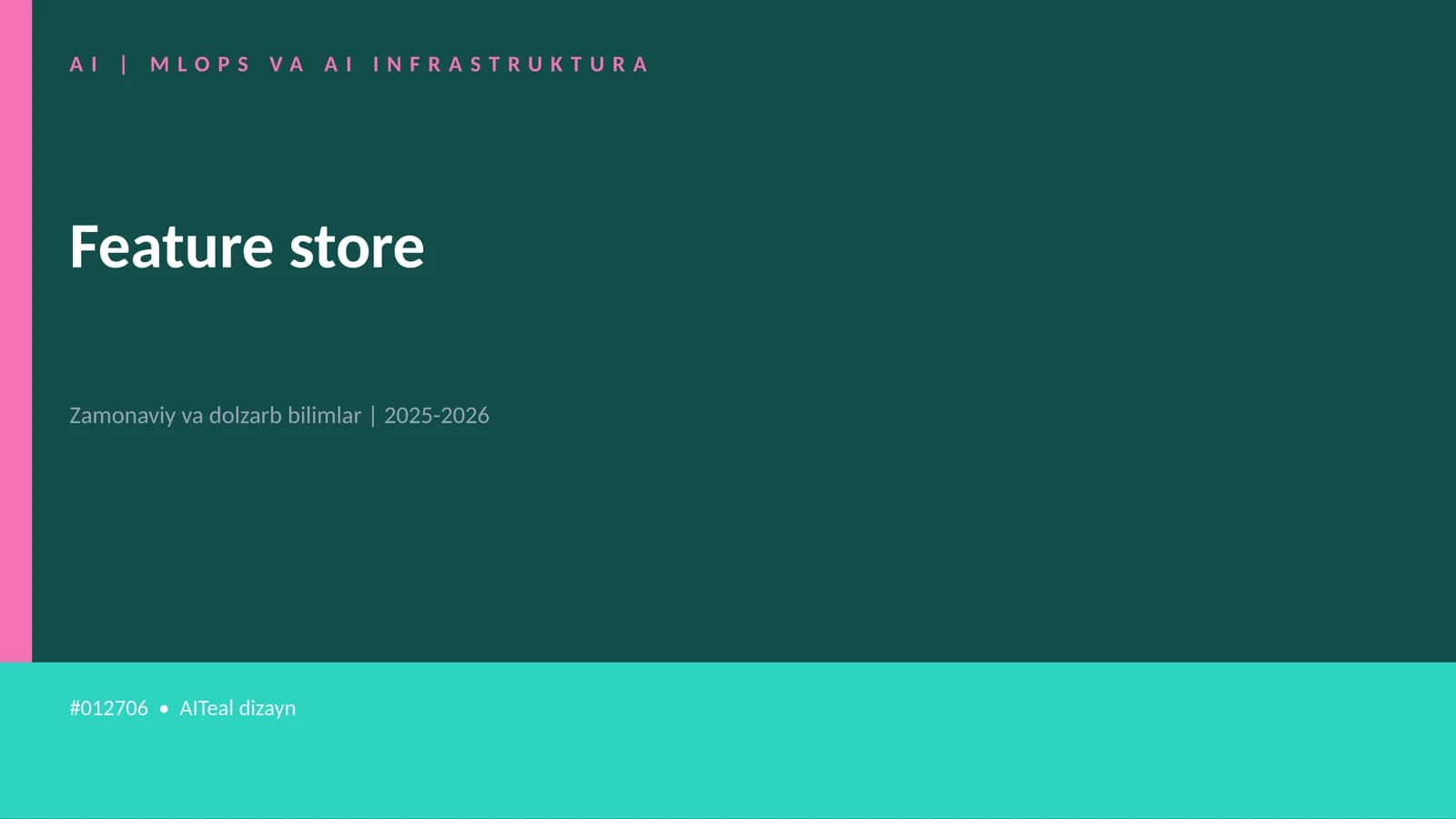 MLOPS VA AI INFRASTRUKTURA