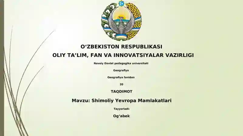 Shimoliy Yevropa Mamlakatlari