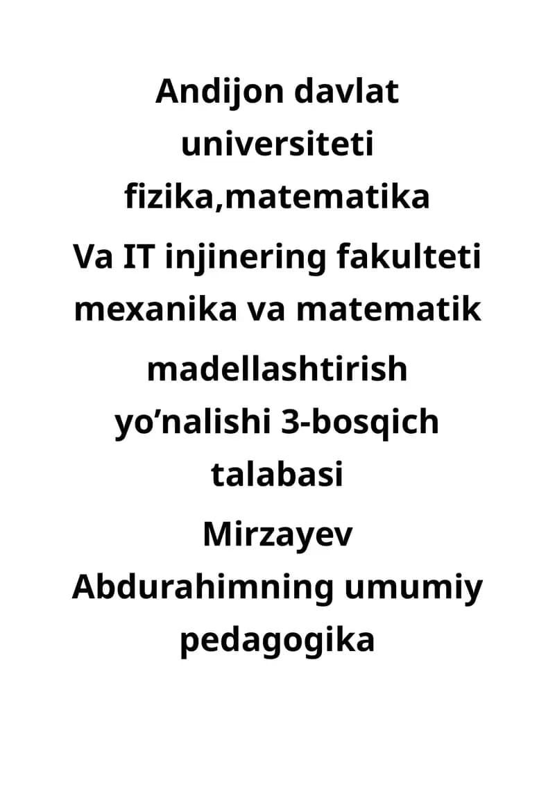 Rivojlanish Psixologiyasi