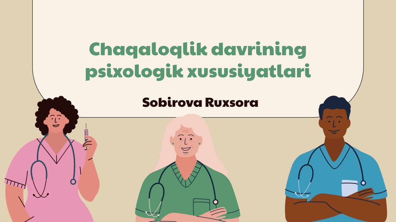 Chaqaloqlik davrining psixologik xususiyatlari