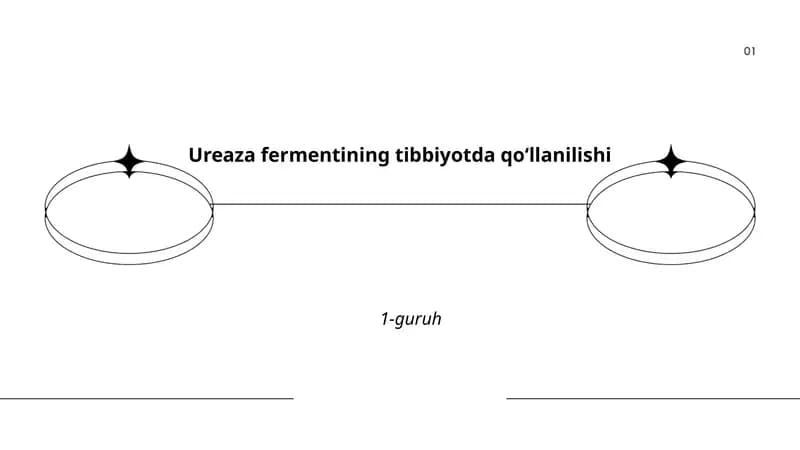 Ureaza fermentining tibbiyotda qoʻllanilishi