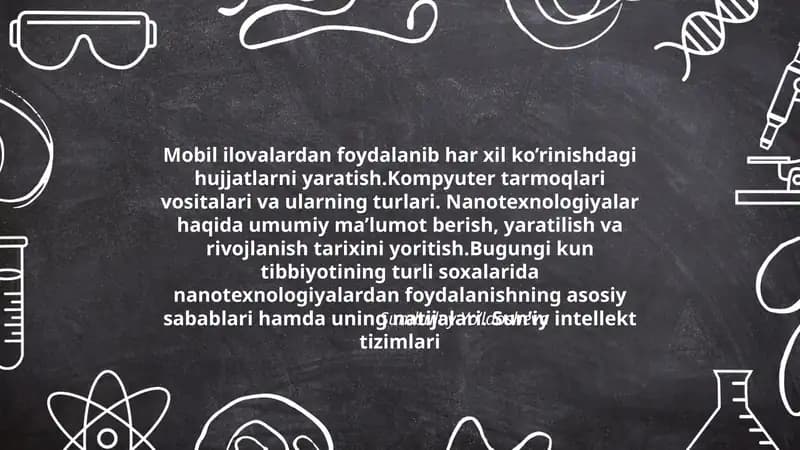 Nanotexnologiyalar va tibbiyot