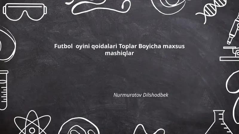 Futbol oyini qoidalari Toplar Boyicha maxsus mashiqlar