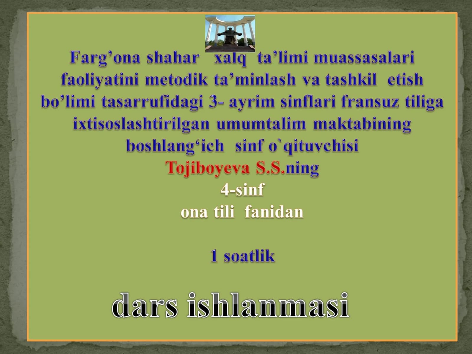 Fe’l zamonlari