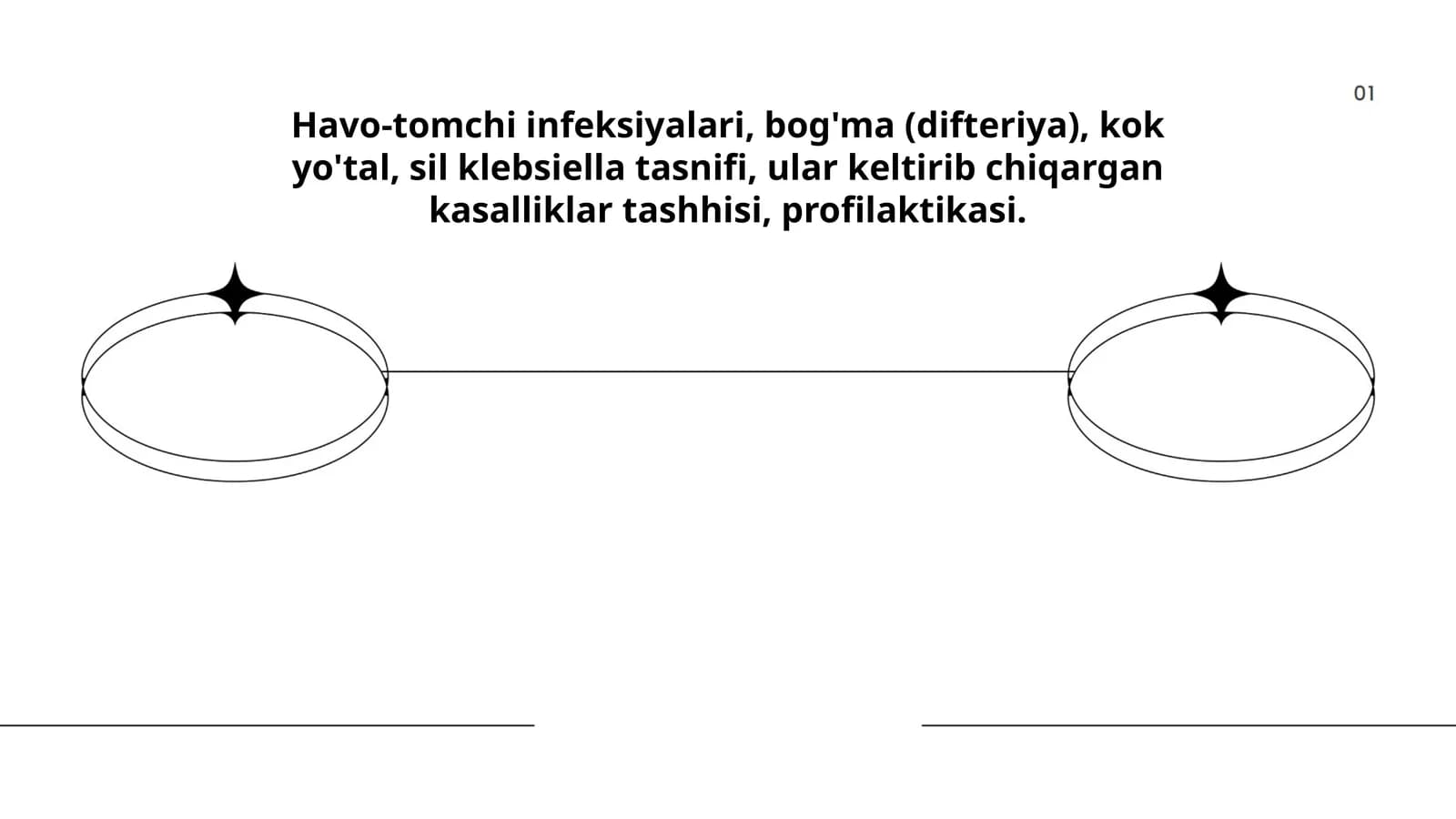 Havo-tomchi infeksiyalari: bog'ma (difteriya), kok yo'tal, sil klebsiella tasnifi, ular keltirib chiqargan kasalliklar tashhisi, profilaktikasi