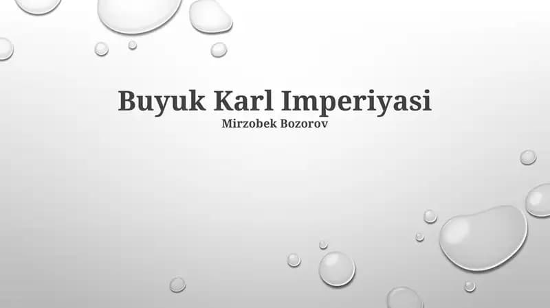 Buyuk Karl Imperiyasi