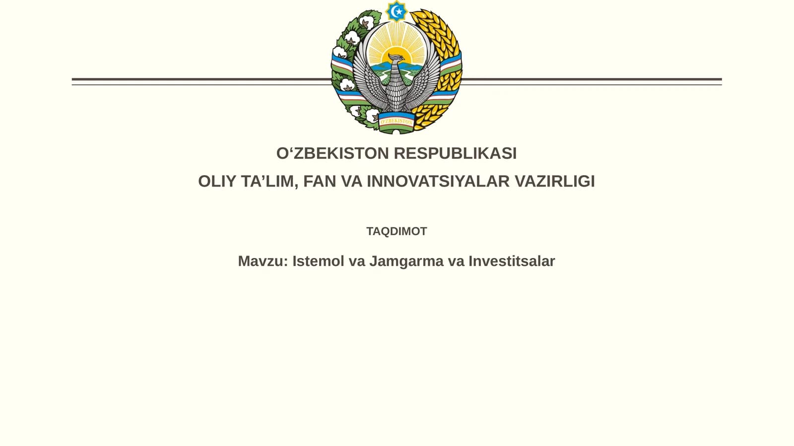 Kreditlar va Qarzni Boshqarish