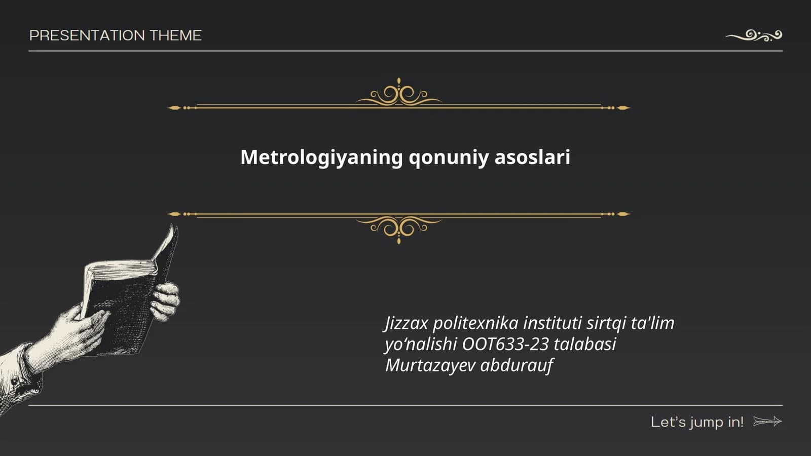 Metrologiyaning qonuniy asoslari