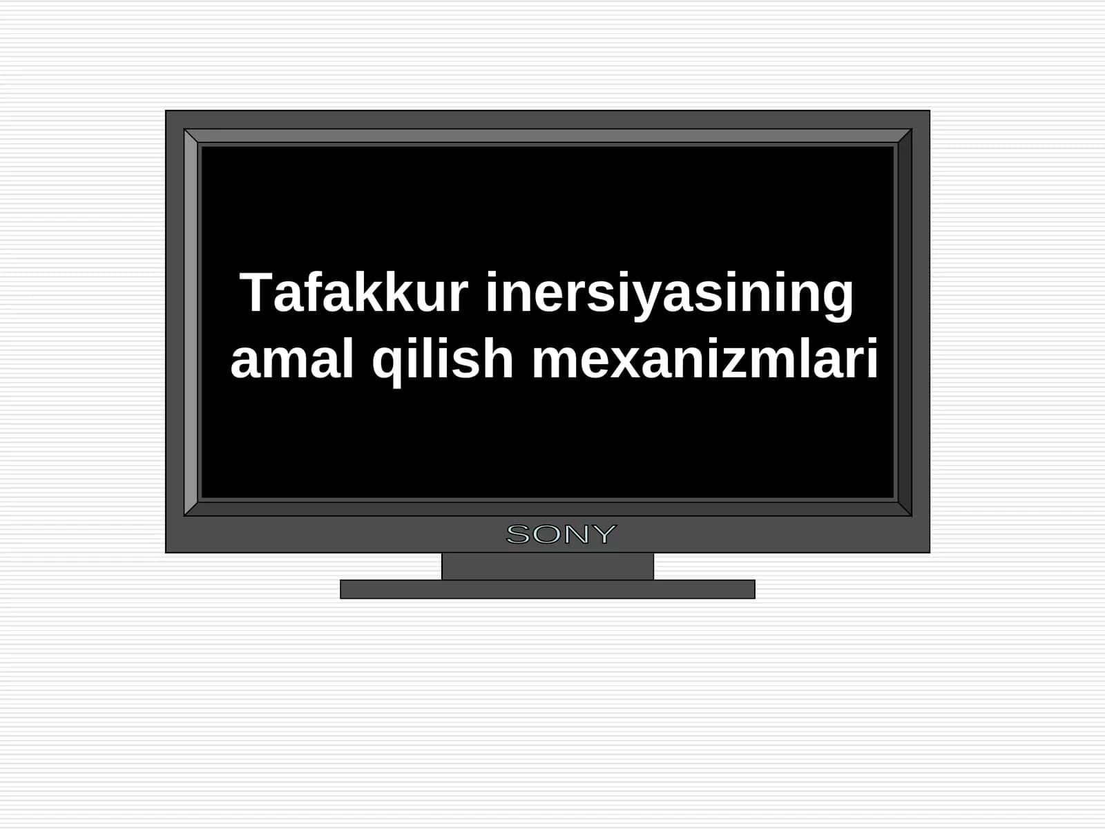 Tafakkur inersiyasining amal qilish mexanizmlari