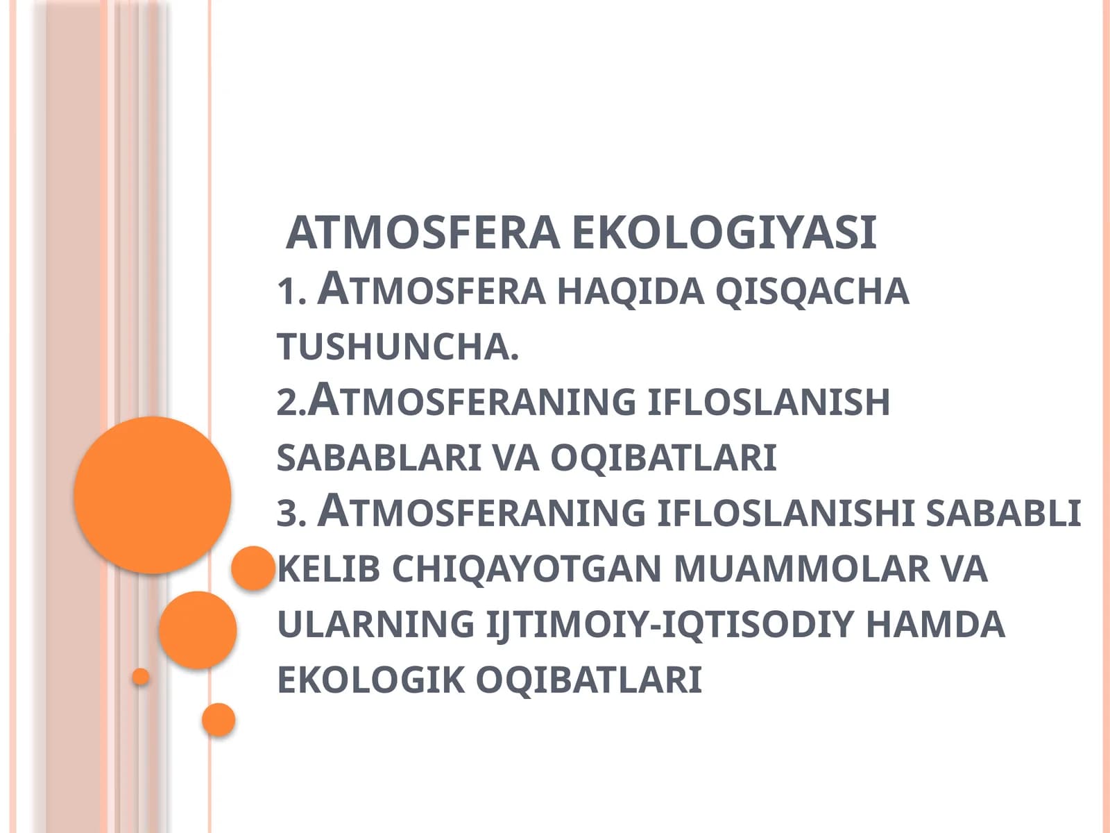 Atmosfera Ekologiyasi